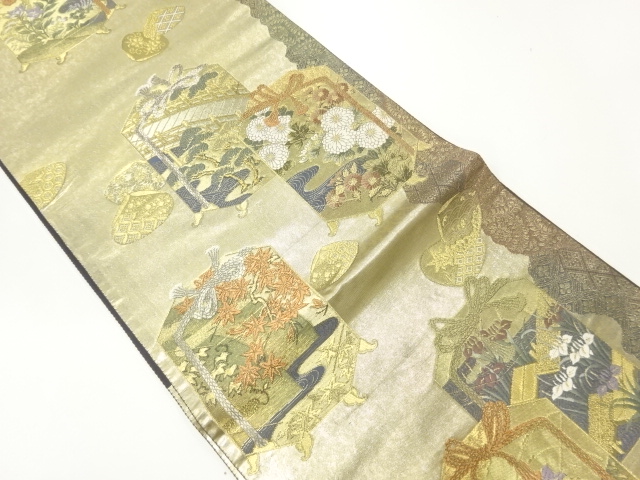 Japanese Kimono / Fukuro Obi Silk